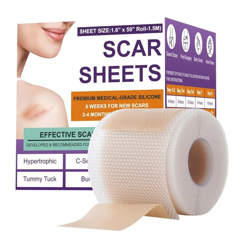 Silicone Scar Sheets,Silicone Scar Tape,Scar Tape For Surgical Scars,Silicone